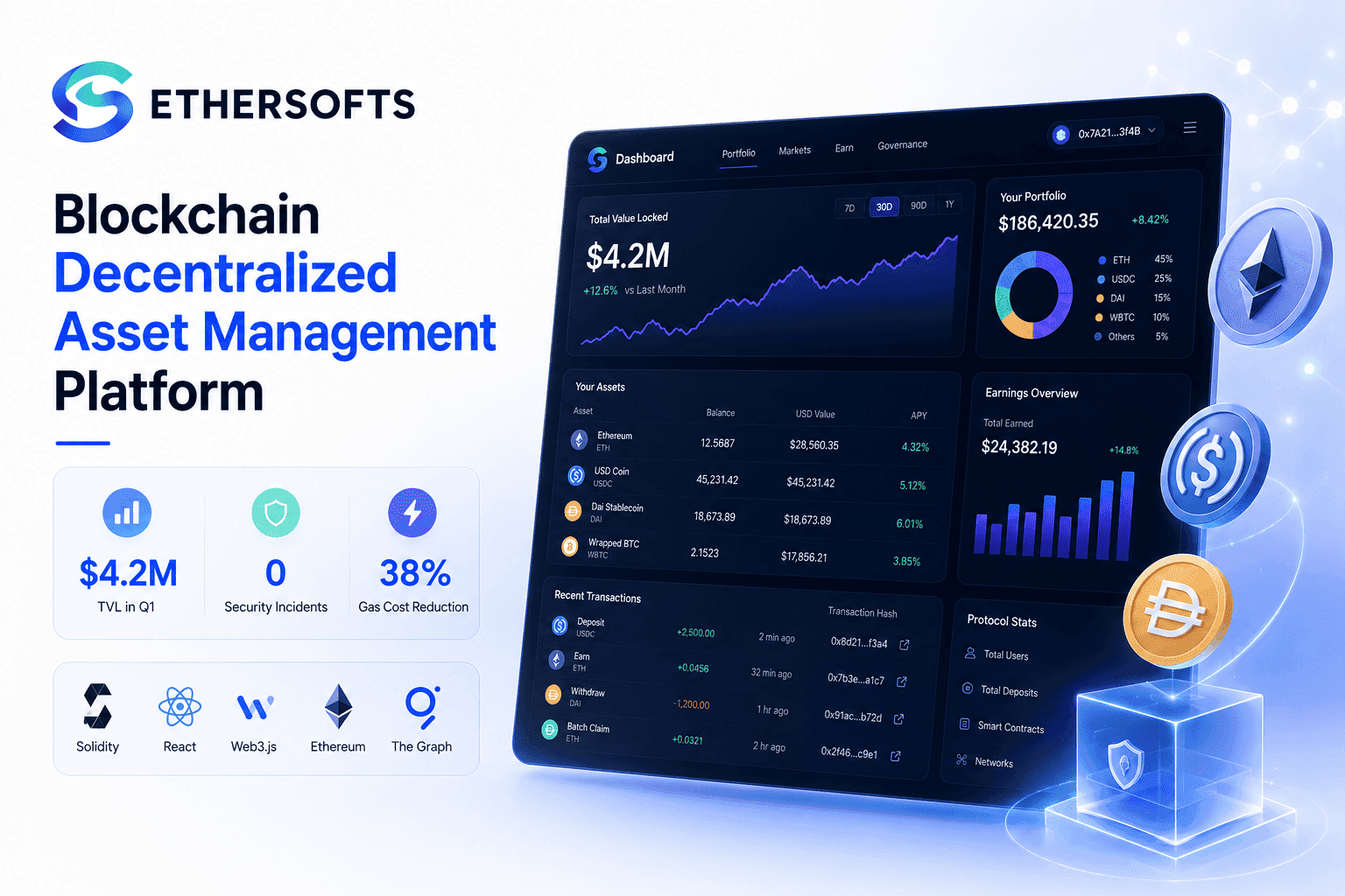 Decentralized Asset Management Platform — product showcase