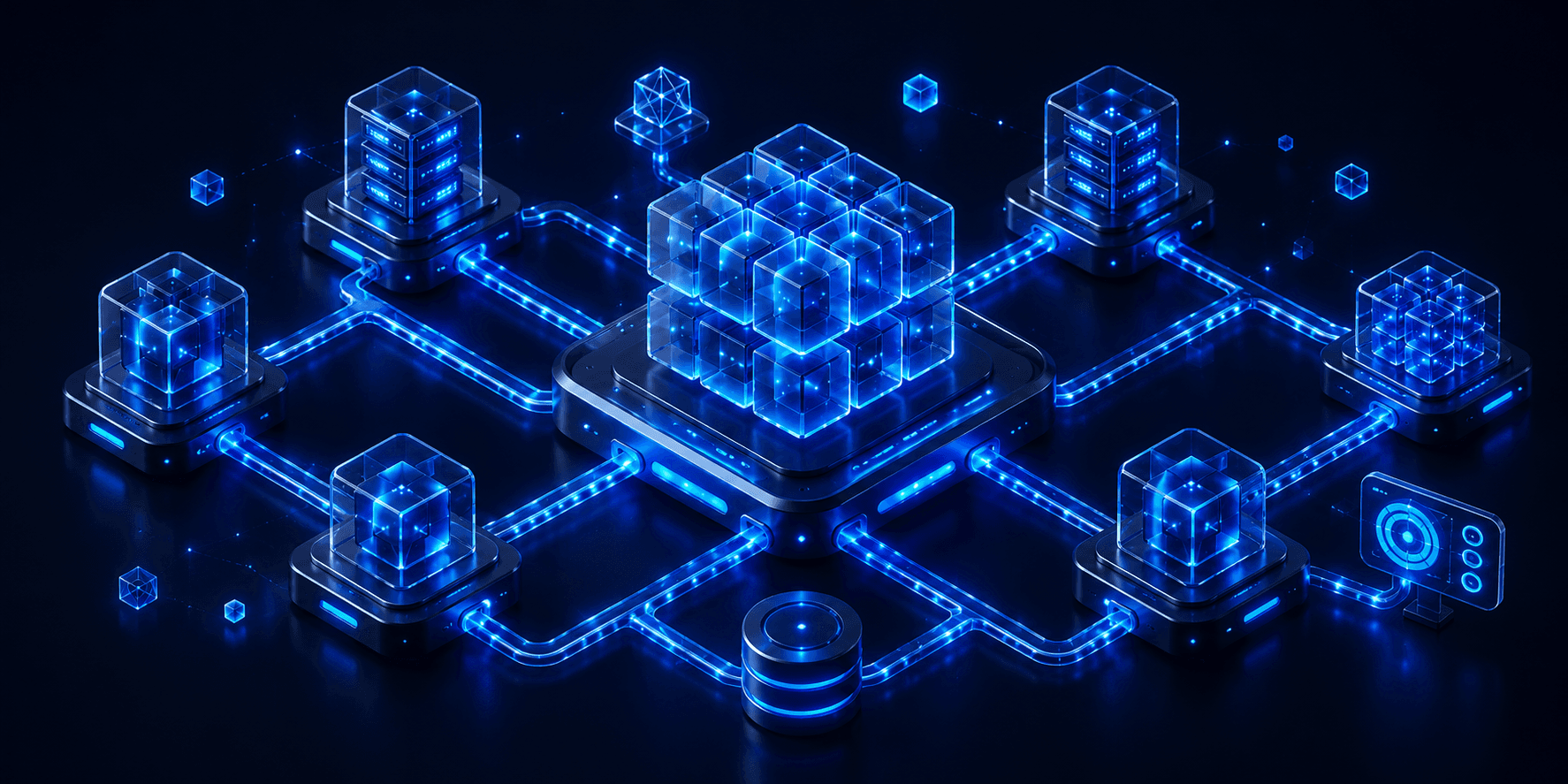 Blockchain Development illustration