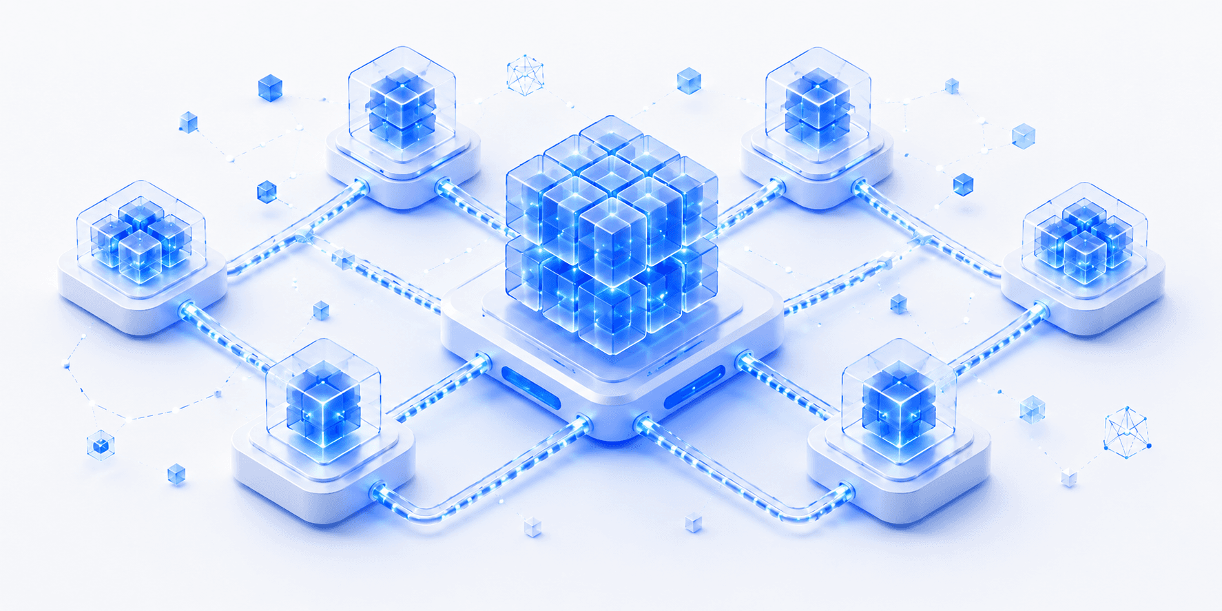Blockchain Development illustration