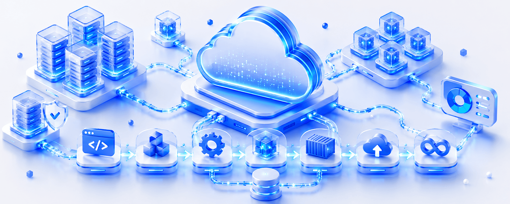 Cloud & DevOps illustration