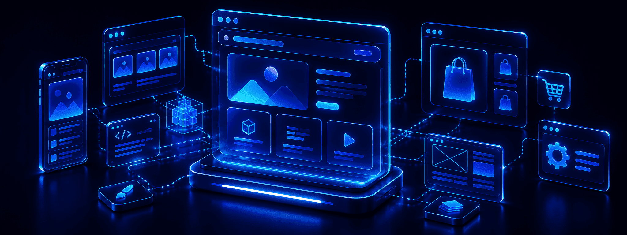 Web Development — illustration of Ethersofts web development services