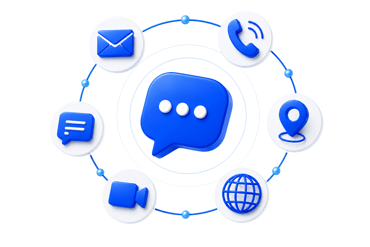 Reach Ethersofts across every channel — chat, email, call, video, and more